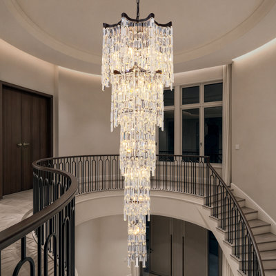 21 Lights Chandelier Crysatl Dimmable Light