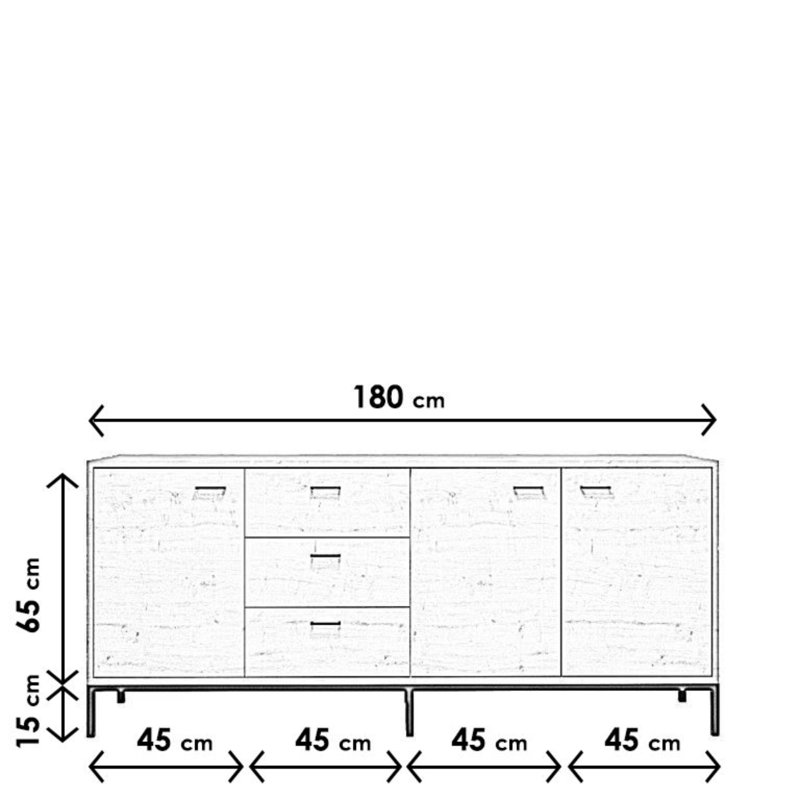 Hastings 180cm Console Table