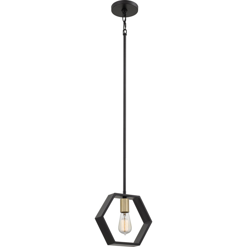 Luminaire suspendu géométrique à 1 lumière Diara