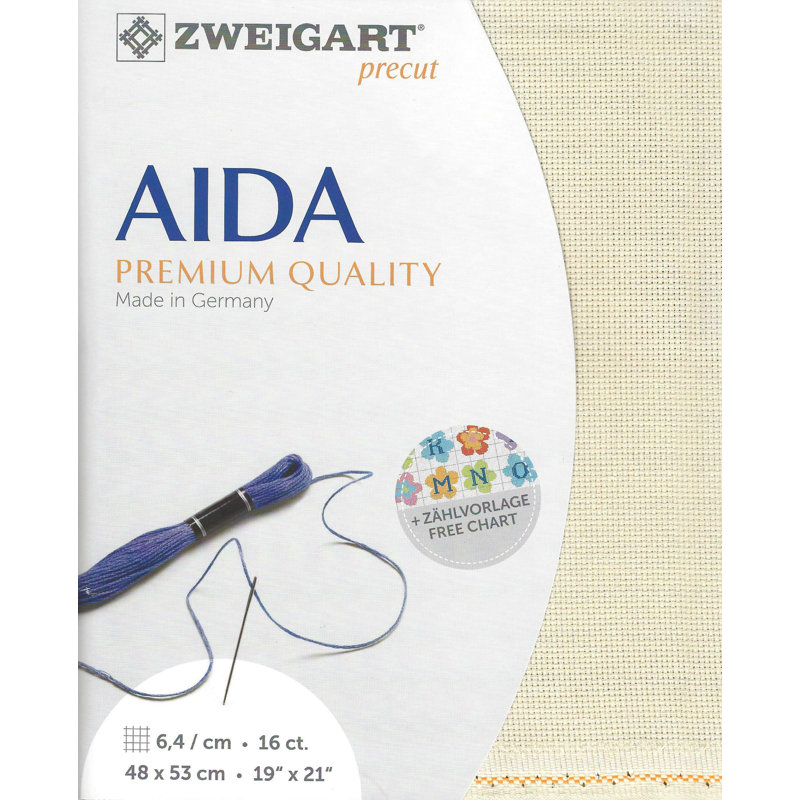 Prédécoupé Zweigart Aida 3251/770 platine, Platine