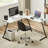 Set Of 2 Modern Armless Office Chair With Wheels, Adjustable Height Mid-Back Swivel Desk Chair-938009381