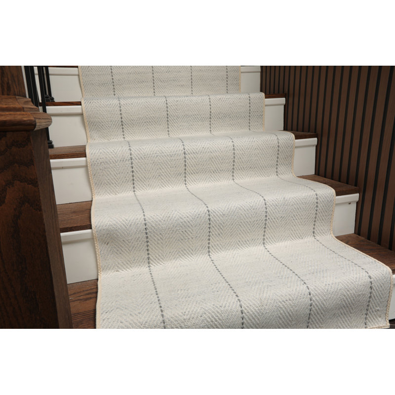 Custom Multi Size Stair Runner Handmade Wool Rug, Runner 2'7" x 8'