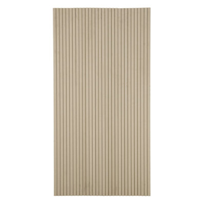 Panneau mural semi-circulaire en bois cannelé 106 "x 24", panneau mural 3D pour la décoration intérieure