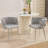 Uresti 17.75'' H Tufted Upholstered Metal Armchair-477132649-477352545
