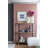 Metal Console Table, Mirrored Shelf