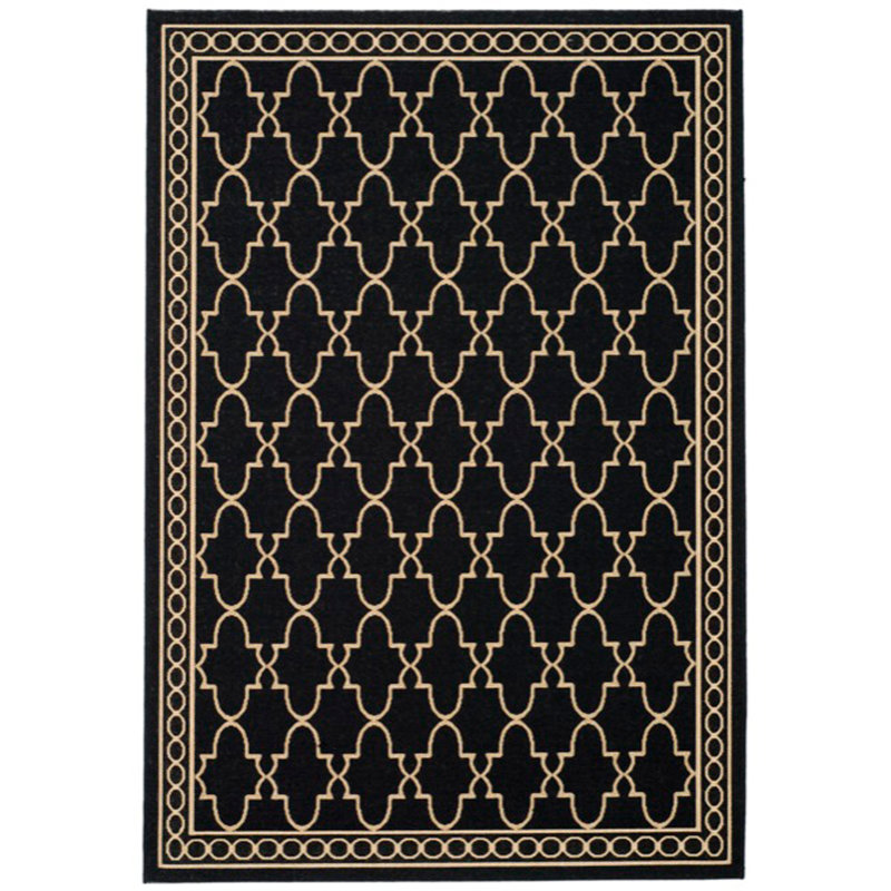 Tapis géométrique Carolino Performance, Rectangle 6 pi 7 po x 9 pi 6 po