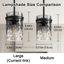 Luminaire suspendu pour îlot de cuisine 1 lumière Levona, verre d'eau gris dégradé soufflé à la main, réglable en hauteur-613973669-621160028