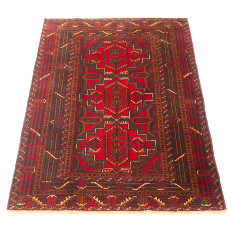 Teimani Red Rug 3'6" x 6'3"
