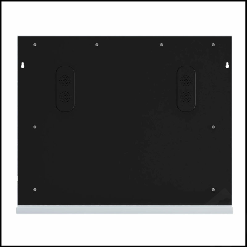 Miroir de salle de bain lumineux avec haut-parleur Bluetooth et 15 ampoules à DEL à intensité variable, 3 modes de couleur, port USB, 22,8 x 18,1 pouces