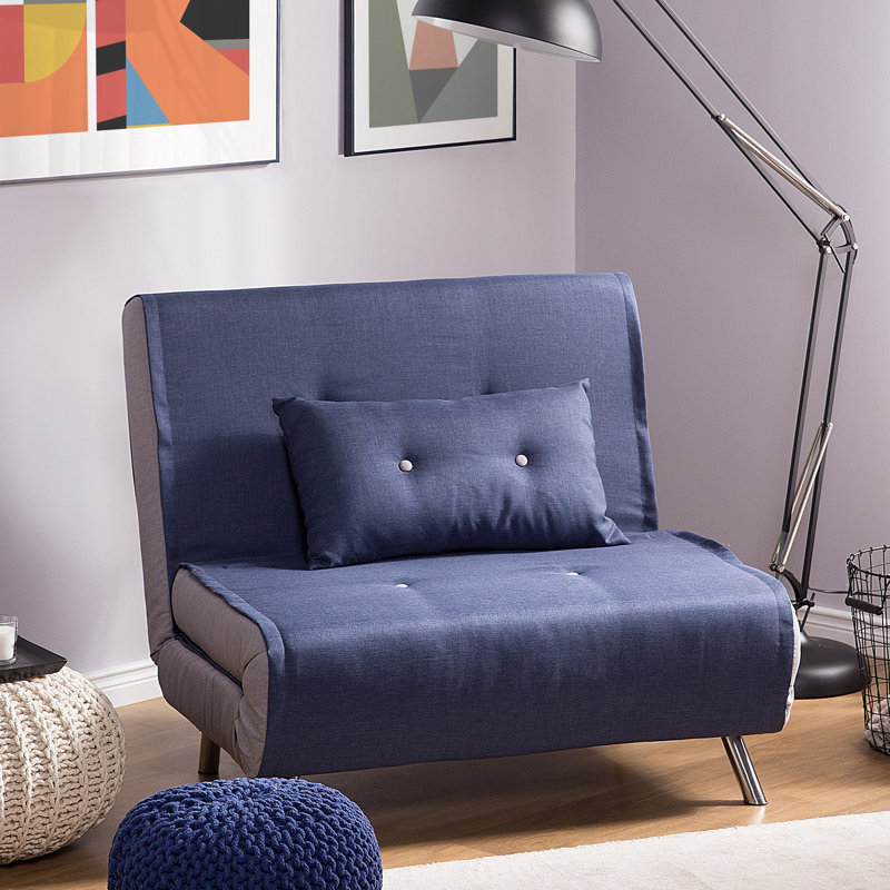 Frede 1 Seater Sofa Bed, Blue