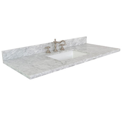 Plateau de meuble-lavabo simple 49 po
