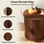 Table de chevet ronde Mid Century