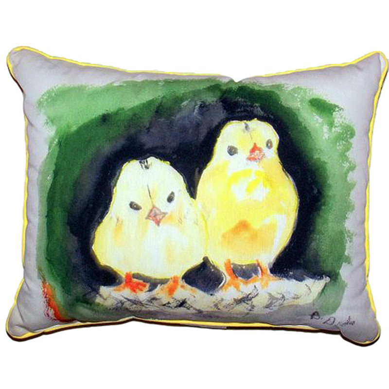 Housse et insert de coussin rectangulaire d'extérieur Chicks, Petit