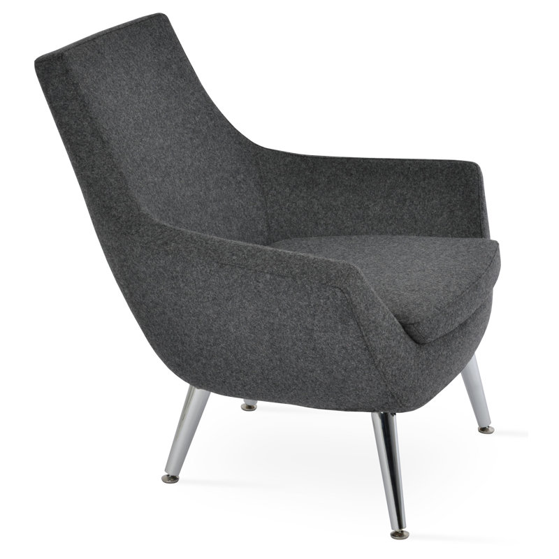 Méridienne Rebecca, Gris foncé