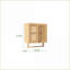 Armoires, armoire de rangement murale de salle de bain | Moderne | Bambou