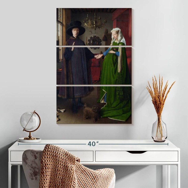 Leisha, le portrait d'Arnolfini, H 32 po x l 20 po