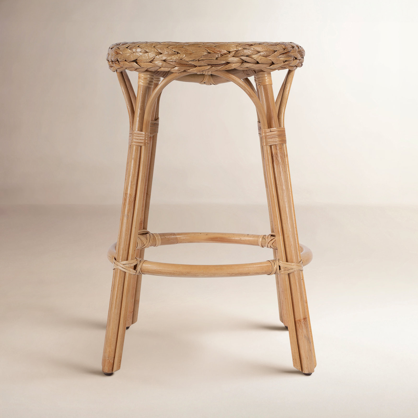 Alastair 24" Bar Stool, Natural