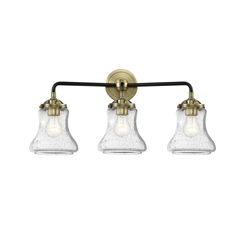 Edda 3 - Light Dimmable Vanity Light, Black Antique Brass, Matte White, Incandescent 