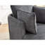 Chaise pivotante rembourrée en velours côtelé-760106811