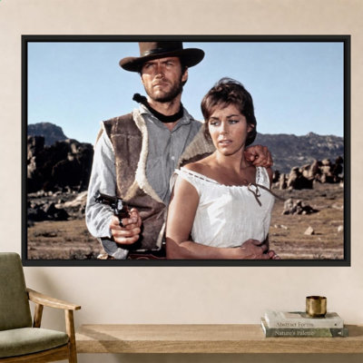 Western Standoff - Graphic Art on Canvas