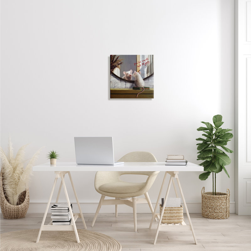Petit mais puissant - Impression sur toile, Toile tendue, H 17 po x l 17 po x P 1,5 po