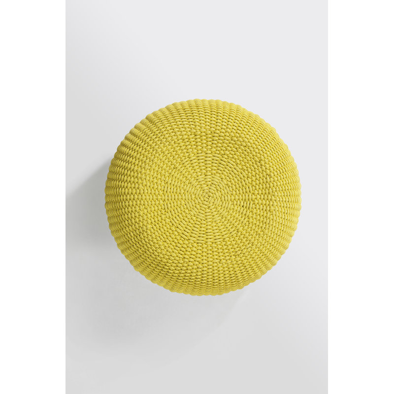 Harada Outdoor Pouf, Limone Round Ropetek