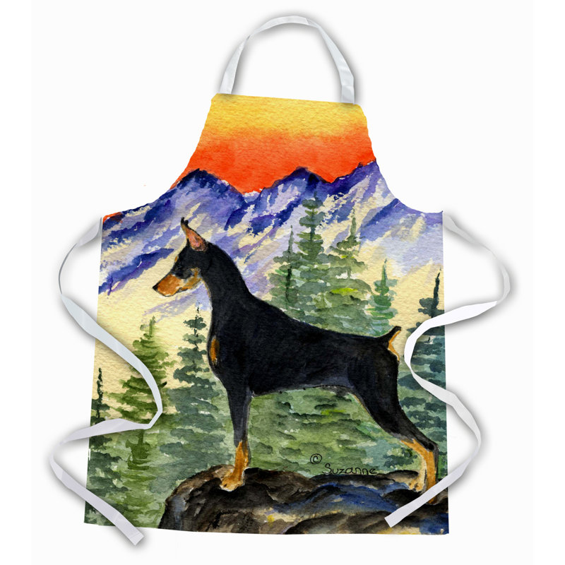 No Pattern Bib Apron