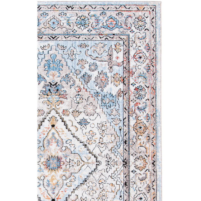 Gardner Performance Floral Rug, Rectangle 5'1" x 7'6"