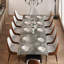 Grande table de salle à manger extensible moderne 78,74 "à 110,24" en pierre frittée moderne avec base en acier au carbone noir-1737393814