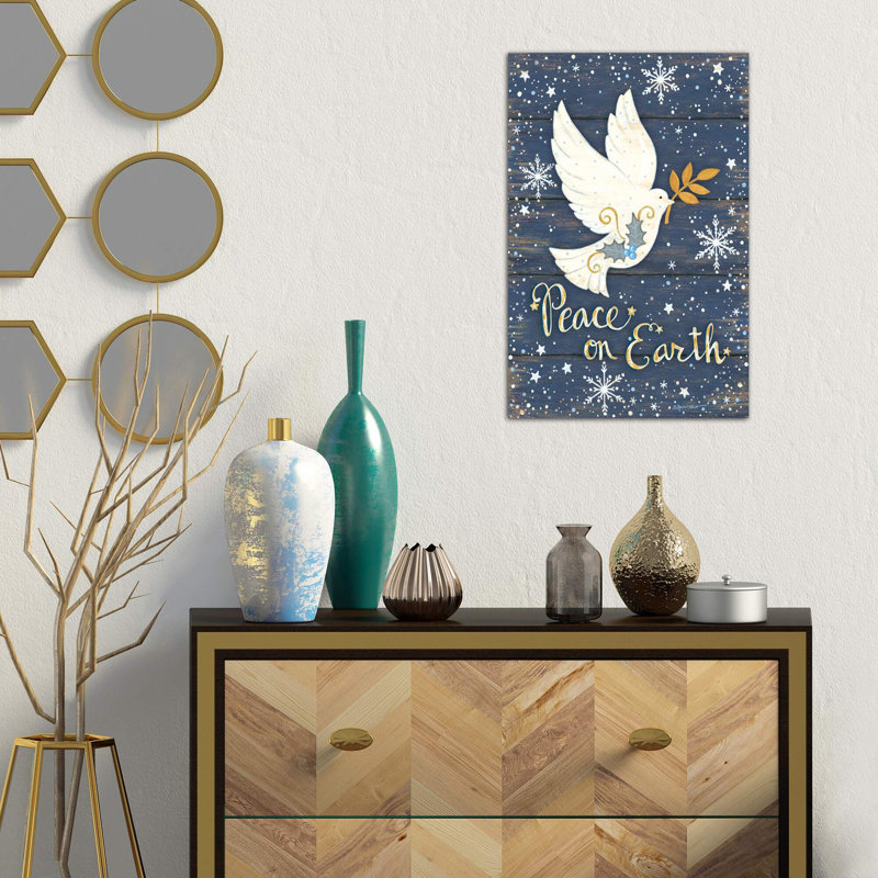 Peace On Earth by Annie LaPoint - Wrapped Canvas Print, 66.04 cm H x 45.72 cm W x 1.91 cm D