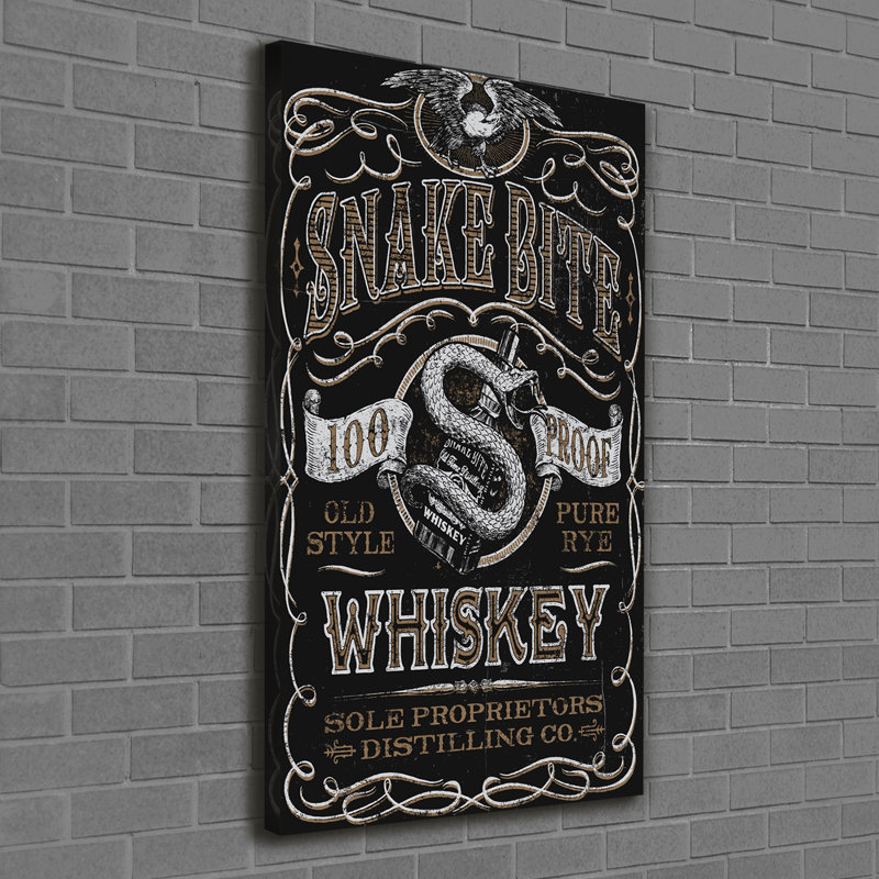 Whiskey - Wrapped Canvas Print