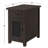 Jakendra Solid Wood End Table with Storage and Built-In Outlets-261413493