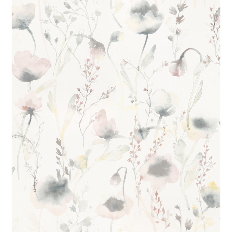 Lo Floral Wallpaper Roll, Pastel