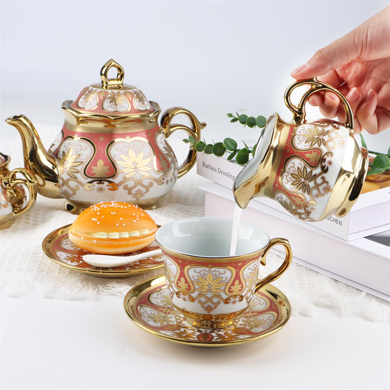 Mercer41 1100ml Floral Teapot Set