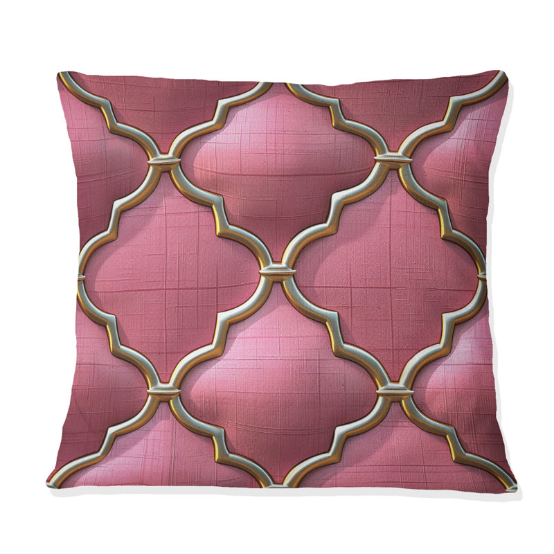 Coussin Glam Quatrefoil - Glam, H 18 po x H 18 po
