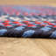 Tapis bleu / rouge en coton tressé Farmhouse-1041950169