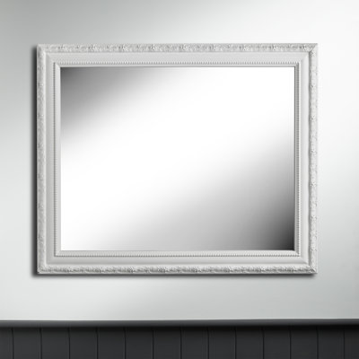 Wood Flat Wall Mirror