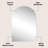Elodie 24 in. W x 36 in. H Medium Arched Metal Framed Wall Mounted Mirror-393421925-378608241