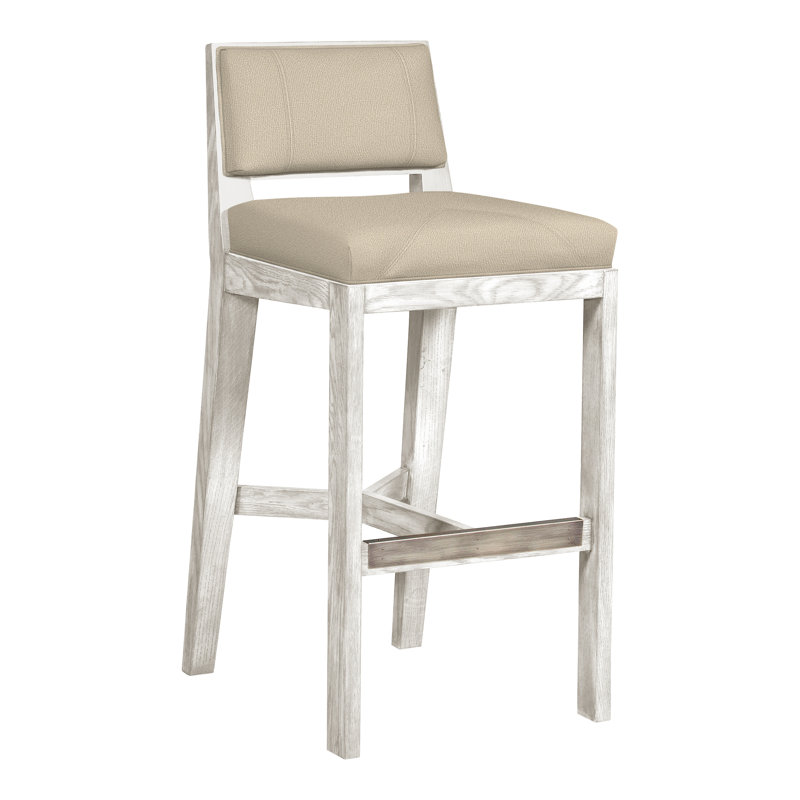 Thom Filicia 32.5'' Bar Stool, Casa Blanca, Tuck Linen