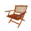 Ensemble de salle à manger pliable pour patio, 4 chaises pliantes, intérieur et extérieur universel, teck