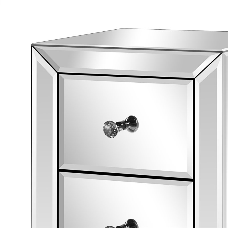 Frazee 23.6'' Tall 3 - Drawer Nightstand