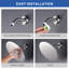 Wide Round Rain Shower Head For Bathroom With 1.8 GPM High-Pressure Swivel Rainfall Spray-104597194
