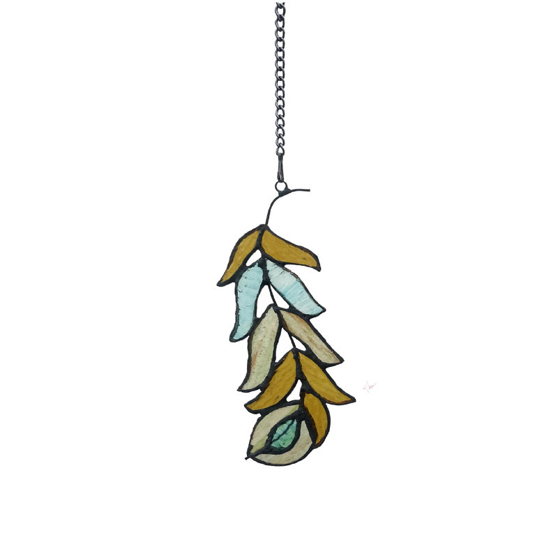 Panneau de vitrail Feather