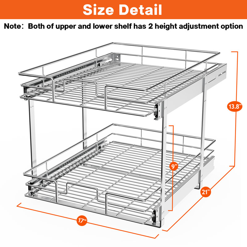 Tiroir Rashun, H 13,8 po x l 17 po x P 21 po