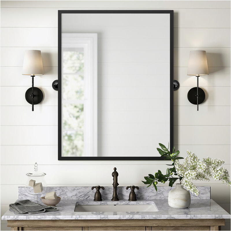Miroir Dimo, Noir, 38 po x 26 po