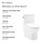 Toilette ronde une pièce à double chasse de 1,1/1,6 gallon par chasse Sublime II-98249164-70460239
