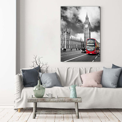 Big Ben London - Wrapped Canvas Print