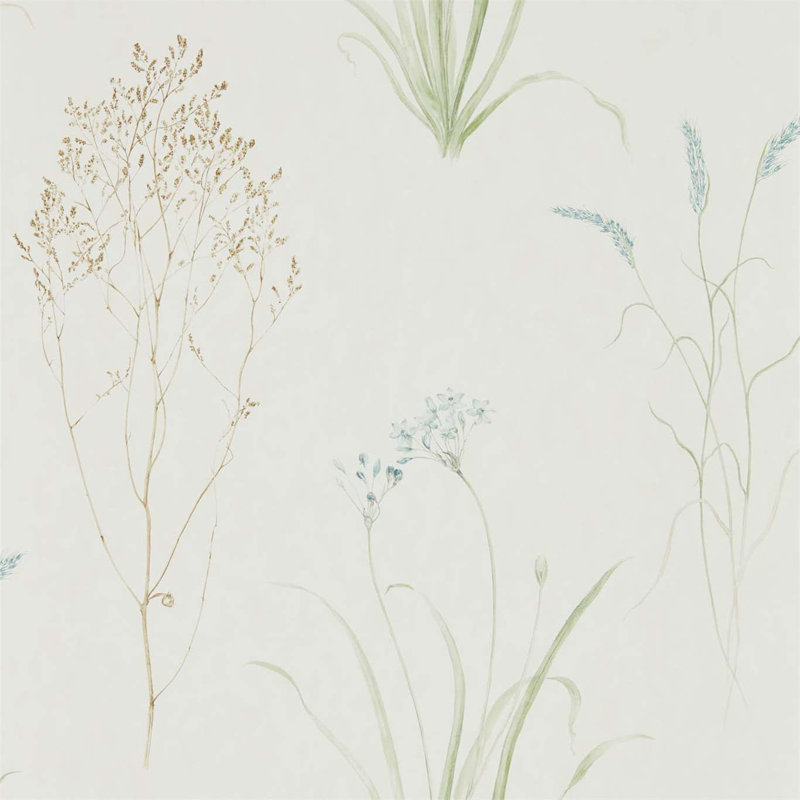 Farne Grasses Wallpaper, Cream/Sage