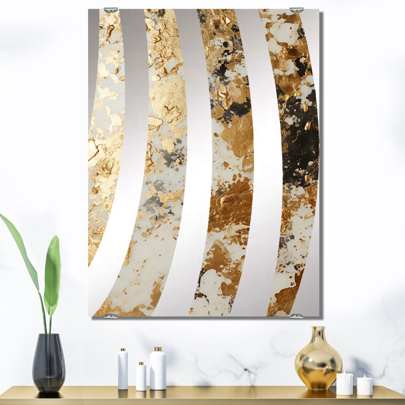 Miroir mural Pattillo - Champagne MIR137320, 40 po x 30 po