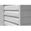 Remise de rangement en acier Select, 8 x 6, gris flûte-67124377
